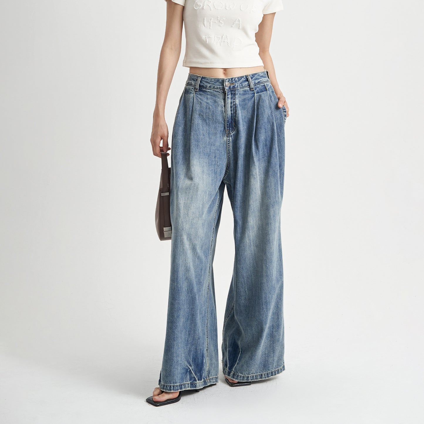 High Waist Loose Jeans