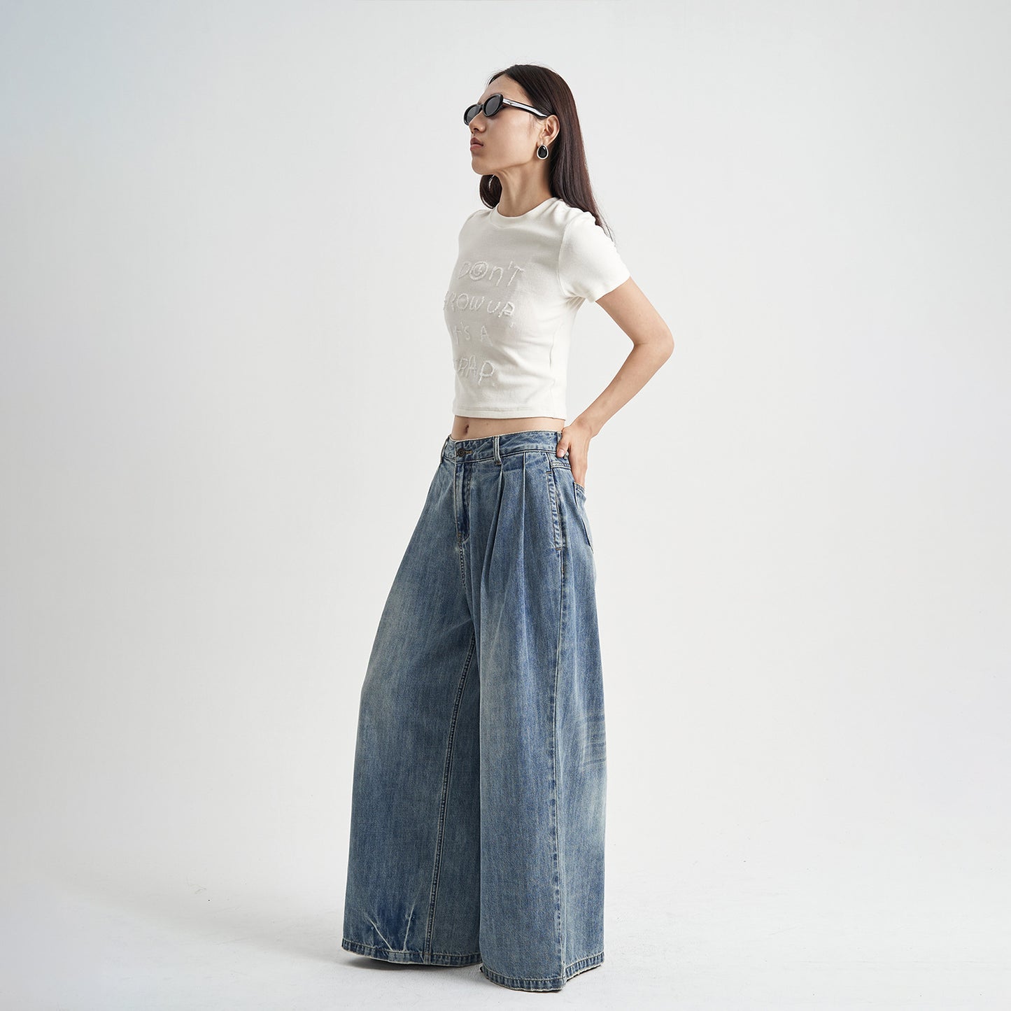 High Waist Loose Jeans